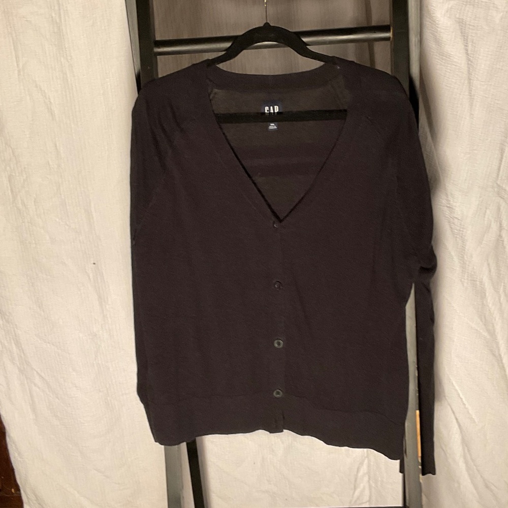 GAP Women’s Dark Cardigan Sweater